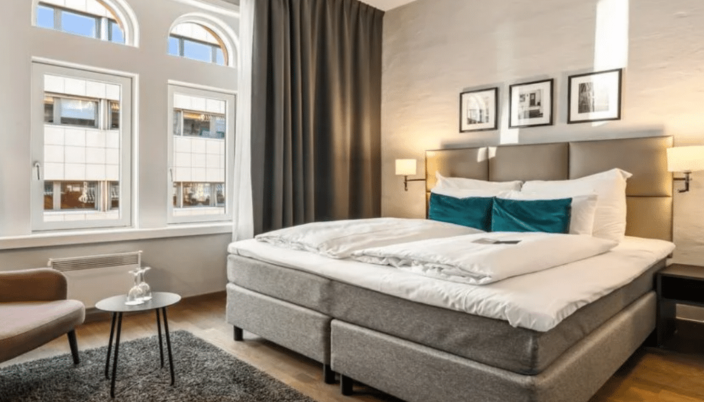 Hotelkamer van Clarion hotel Admiral in Bergen