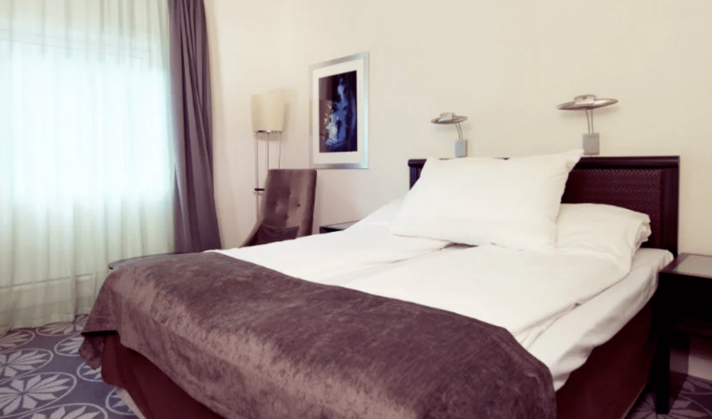 Hotelkamer van Clarion Collection Hotel Aurora in Tromsø