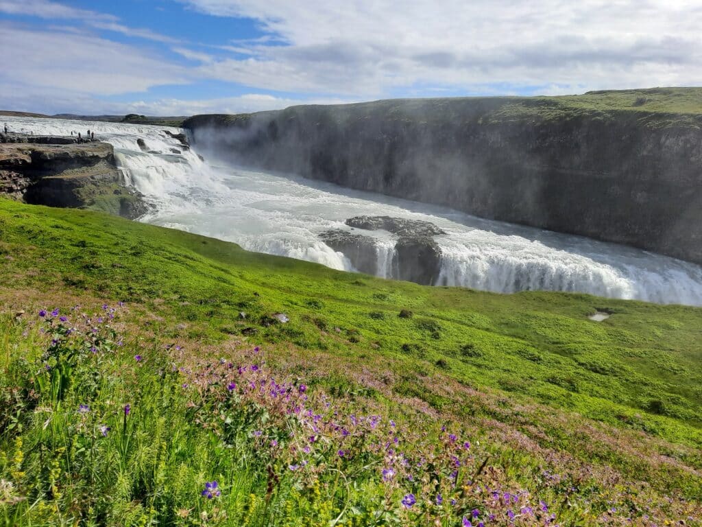 Gullfoss waterval Gouden Cirkel IJsland