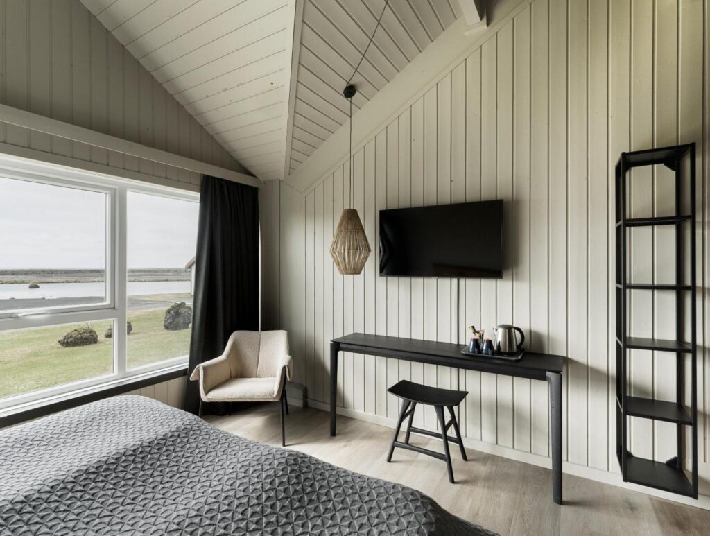 Hotel Katla bij Vik aan de IJslandse zuidkust, standaard kamer