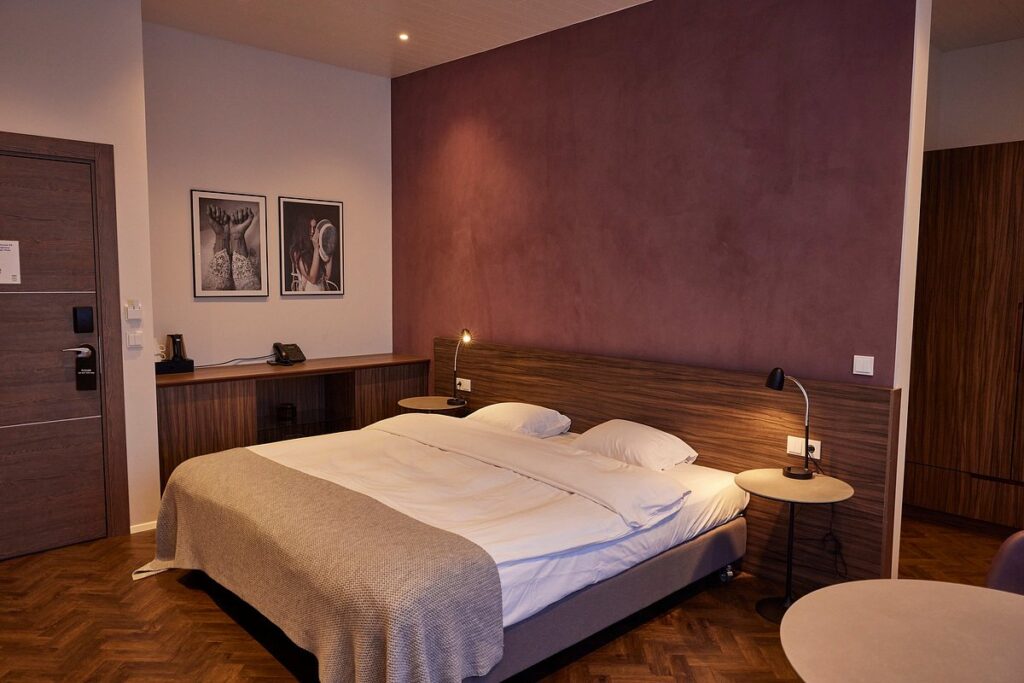 Kamer in HOtel Vesturland, Borgarnes op IJsland