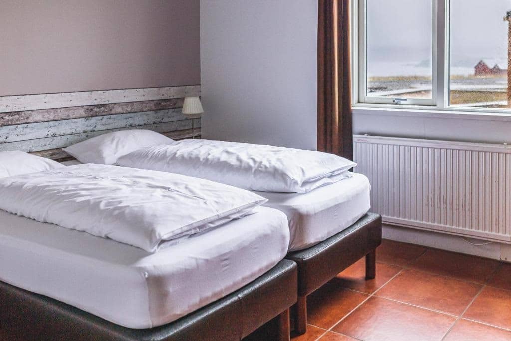 Hotel Álfheimar in Borgarfjördur Eystri in IJsland, kamer