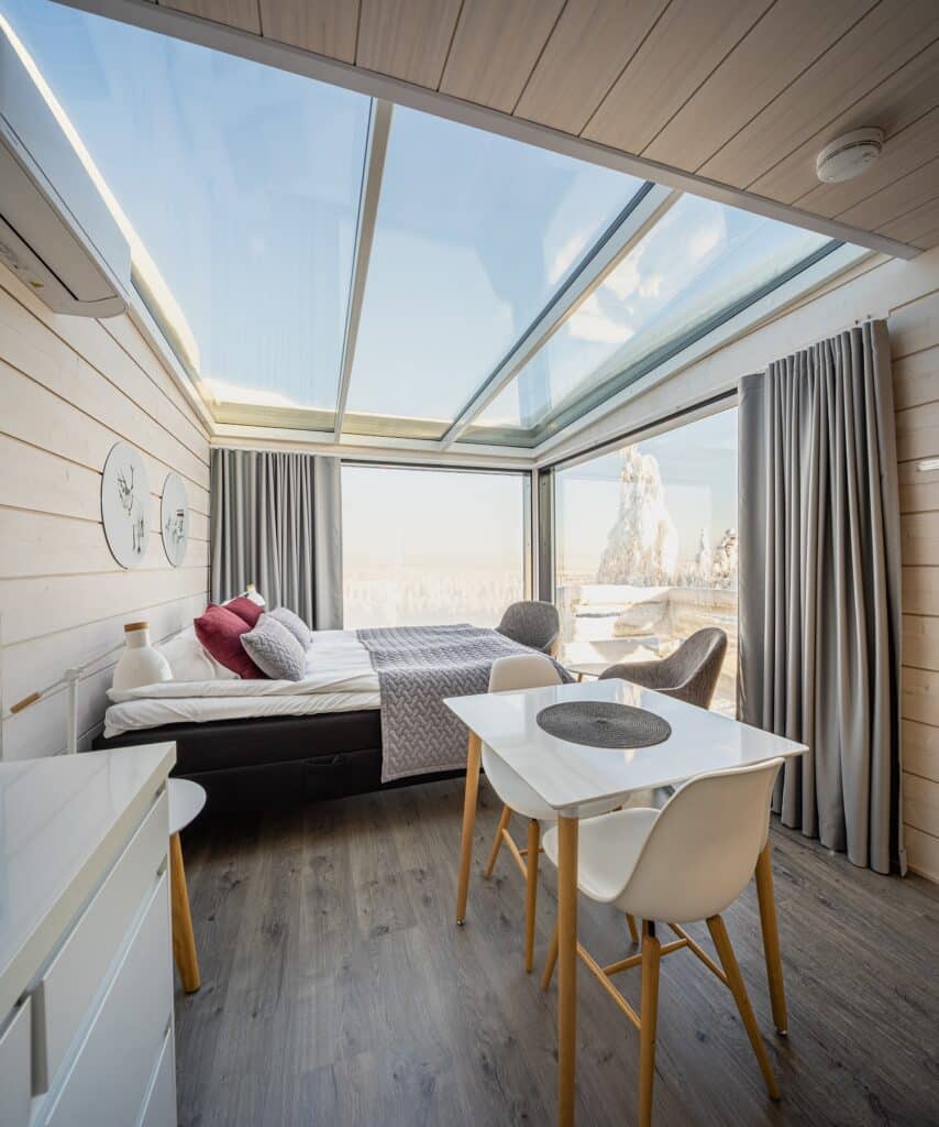 Sky Glass Cabins interieur