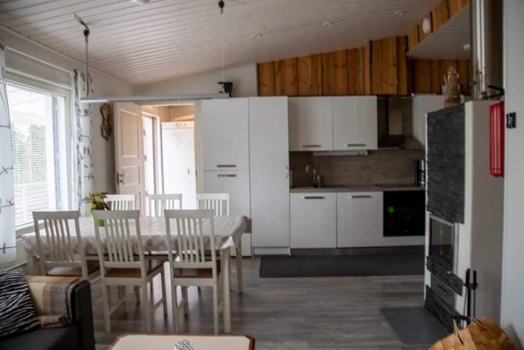 North Frontier keuken in cabins