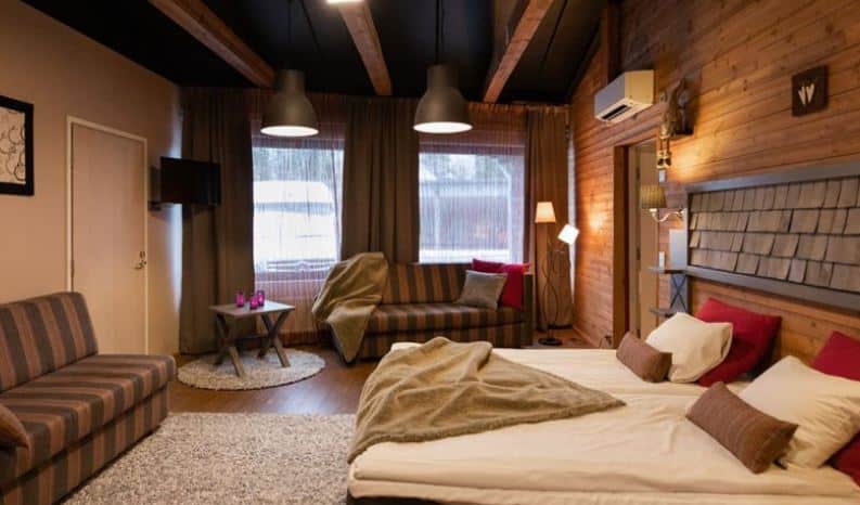 familiekamer bij Santa's hotel Aurora