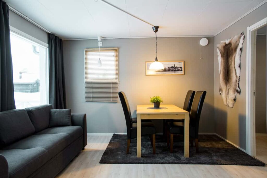 Nordic Lapland Lake Cottage Interieur