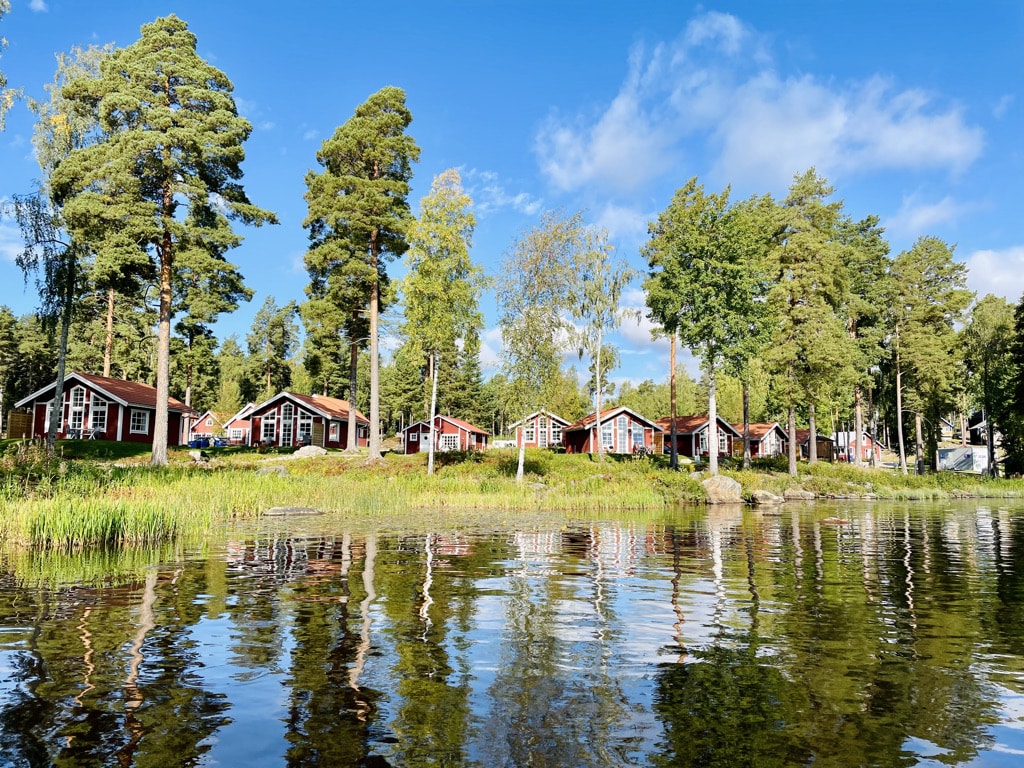 Huisje Falun op kleinschalig vakantiepark.