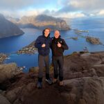 Vader en zoon, Reinebringen Lofoten
