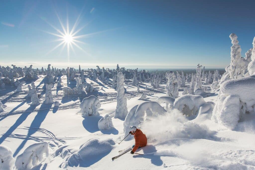 Skiën bij Iso Syöte