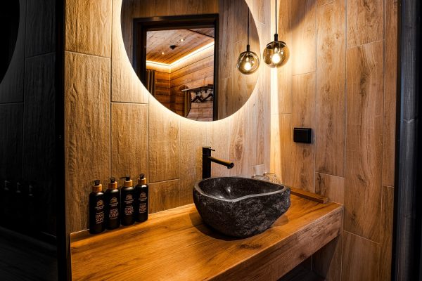 Badkamer Hotel Kieppi Wilderness Kamer