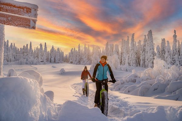Fatbiken bij Ukkohalla