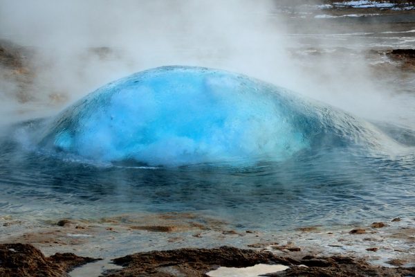 Geiser bel Gouden Cirkel IJsland