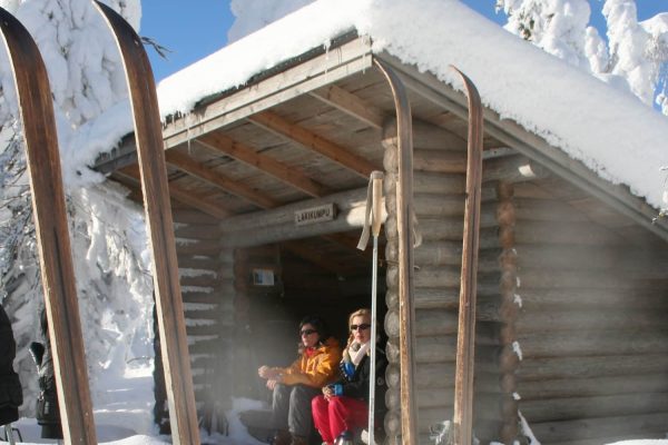 Pauze met de bosski's, Nature Point Paljakka, Finland