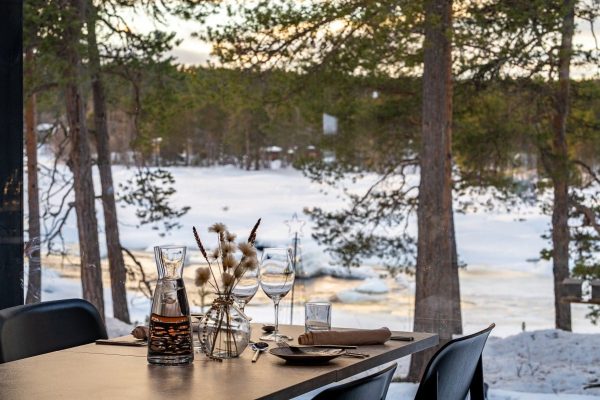 Zicht Vanuit Panorma Ramen Restaurant Juutua