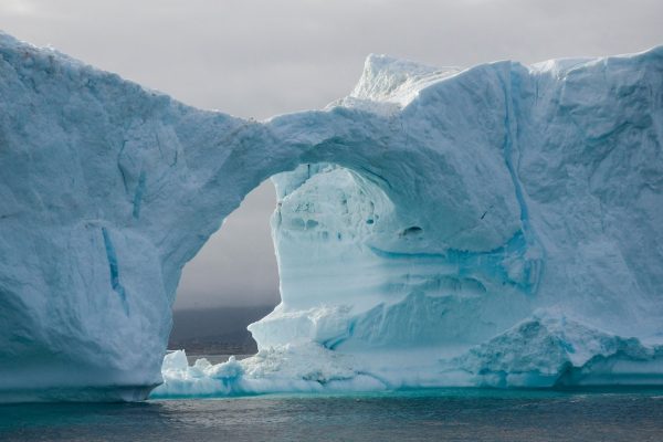 IJsbergen in de Disko baai in Groenland