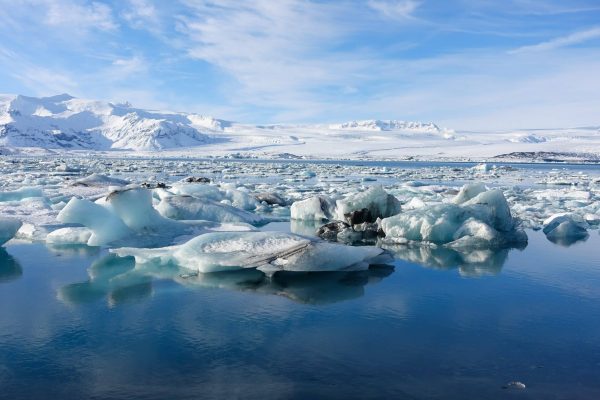 Jökulsárlón,,Glacial,River,Lagoon,,A,Large,Glacial,Lake,In,Southern
