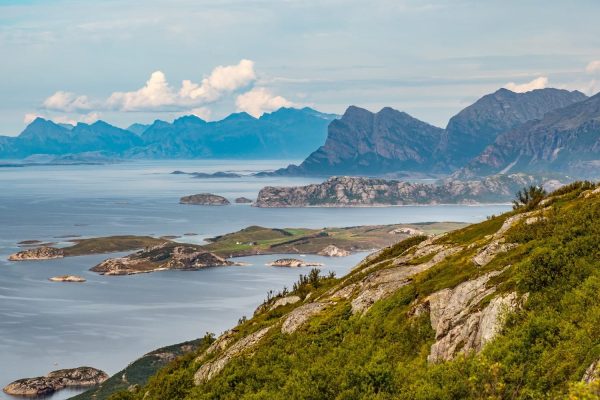 Kust bij Bodo, Noord-Noorwegen